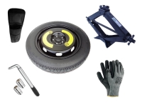 Kit - Roue de secours VW TIGUAN R18 5x112x57,1 + Clé gola + Cric + House pour cric